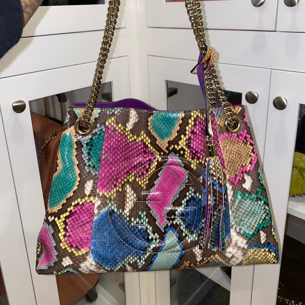 Gucci Python Soho Shoulder Bag